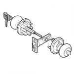 Dibujo para colorear Perilla De Puerta Para Pintar Y Colorear