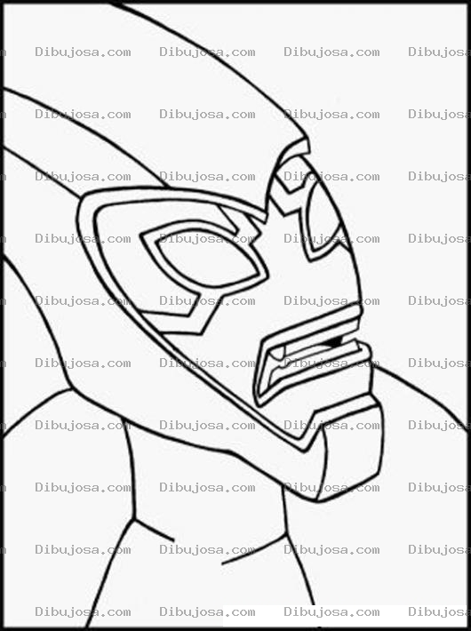 Dibujo para colorear Colorear y Pintar a un malo de Ben 10
