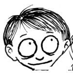 Dibujo para colorear Ojos Grandes Dibujo De Nino Con Los Ojos Grandes Para Pintar Y Colorear