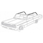 Dibujo para colorear Impala Dibujo De Chevy Impala Para Pintar Y Colorear Chrvroletimpala Convertible