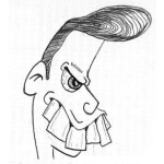 Dibujo para colorear Dientudo Dibujo De Hombre Con Los Dientes Salidos De La Boca Para Pintar Y Colorear Dientes Grandes