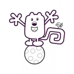 Dibujo para colorear Wubzy Wubzy Guau Guau Paara Pintar Y Colorear Dibujo De Wubzzy Gubsi Wow Wow Gubzy Gua Gua Guau B
