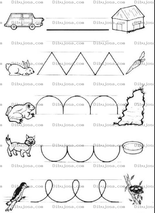 Dibujo para colorear Dibujo Para Imprimir Colorear Y Repasar Los Trazos Ideal Para Tareas De Kinder O Colegio Preescolar