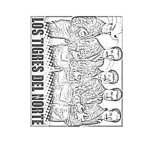 Dibujo para colorear Lostigresdelnorte Dibujo De Los Tigres Del Norte Para Pintar Y Colorear