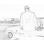 Dibujo para colorear Kim Schmitz Fundado De Megaupload En Dibujo Para Pintar Y Colorear A Kimble Kimdotcom Schmits