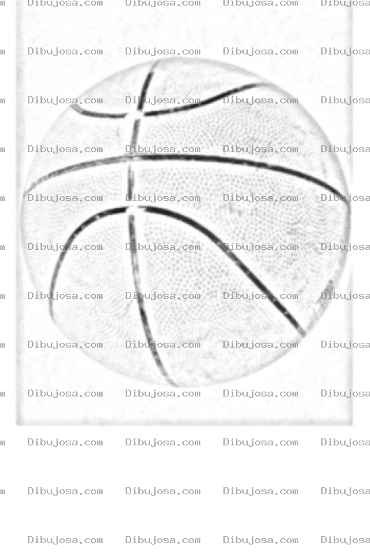 Dibujo para colorear Colorear Pelota De Basquetbol