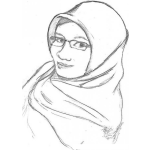 Dibujo para colorear Mujer Arabe Para Pintar Y Colorear