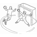 Dibujo para colorear Dibujo De Balon Mano Para Pintar Y Colorear
