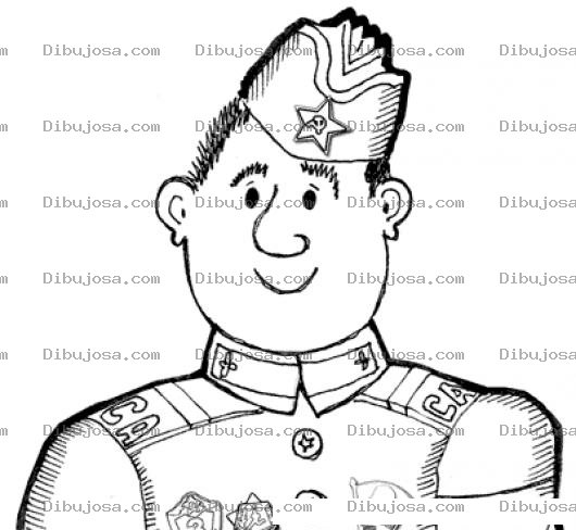 Dibujo para colorear Dibujo De General Para Pintar Y Colorear