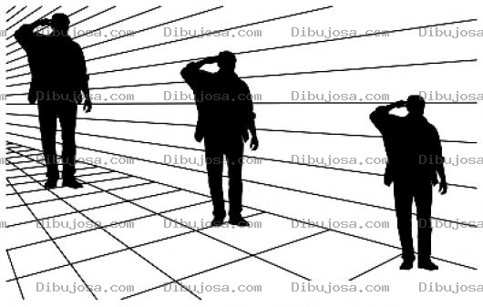 Dibujo para colorear Dibujo De Ilusion De Perspectiva De Alturas Distintas Para Colorear Los Tres Tienen El Mismo Tamano