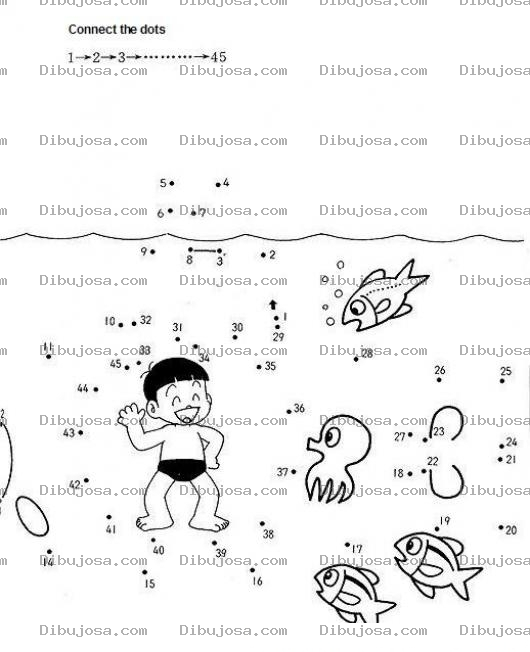 Dibujo para colorear Descubre el asombro de los peces