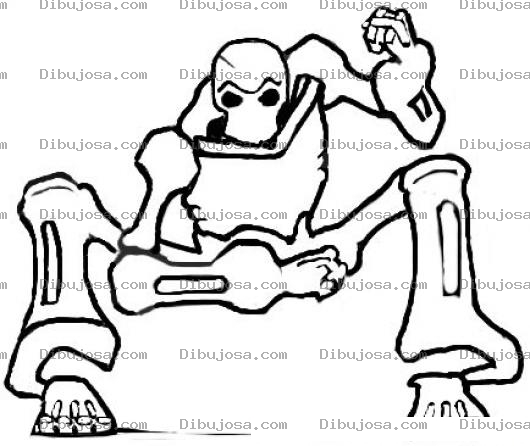 Dibujo para colorear Dibujo De Calavera Transformer Para Pintar Y Colorear