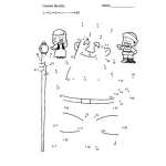 Dibujo para colorear Conecta los cincuenta puntos para terminar el dibujo
