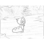Dibujo para colorear Dibujo De Katy La Oruga Para Pintar Y Colorear A Kati La Oruga Katty La Oruga