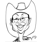 Dibujo para colorear Dibujo De Chino Granjero Para Pintar Y Colorear Chinito Vaquero Con Sombrero