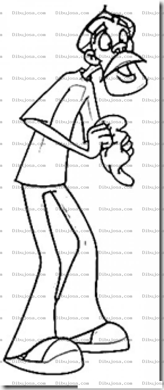 Dibujo para colorear Dibujo De Don Ramon Del Chavo Del Ocho Para Pintar Y Colorear