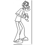 Dibujo para colorear Dibujo De Don Ramon Del Chavo Del Ocho Para Pintar Y Colorear
