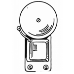 Dibujo para colorear Dibujo De Timbre De Campana Para Pintar Y Colorear