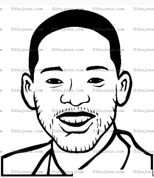Dibujo para colorear Colorear a Will Smith