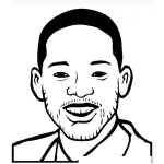 Dibujo para colorear Colorear a Will Smith