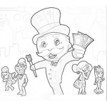 Dibujo para colorear Dibujo De Monopoly Para Pintar Y Colorear