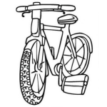 Dibujo para colorear Bicicleta De Ninos Para Pintar Y Colorear