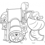 Dibujo para colorear Parque De Juegos Infantiles Para Pintar Y Colorear