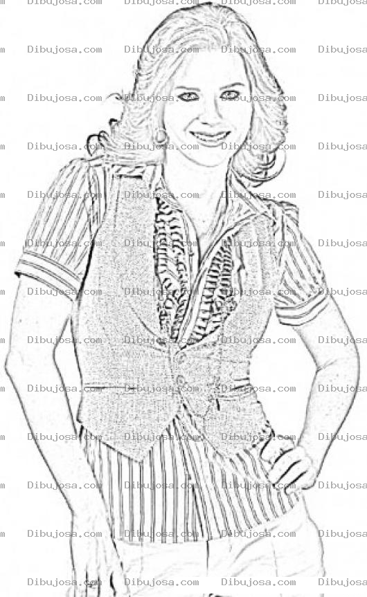 Dibujo para colorear Dibujo De Sonya Smith Cara Sucia Para Pintar Y Colorear
