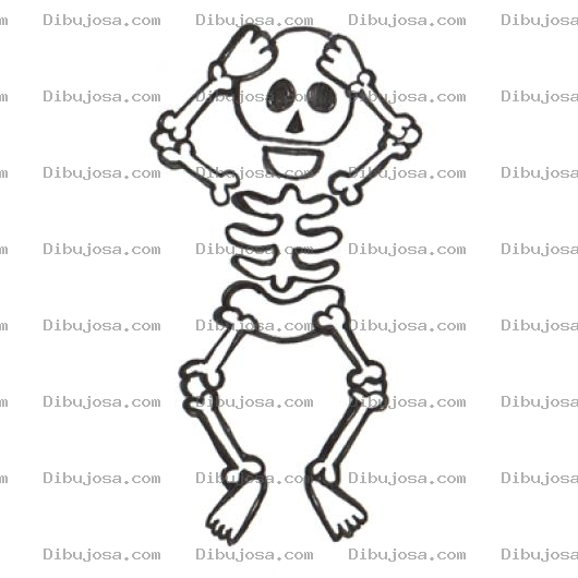 Dibujo para colorear La Muerte Preocupada Para Pintar Y Colorear