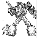 Dibujo para colorear Dibujo De Transformer Para Pintar Y Colorear