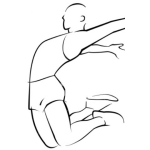 Dibujo para colorear Dibujo De Hombre Valetista Para Pintar Y Colorear