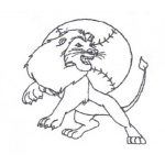 Dibujo para colorear Leon Pelotero Para Pintar Y Colorear Dibujo Del Rey Leon Con Pelota De Beisbol
