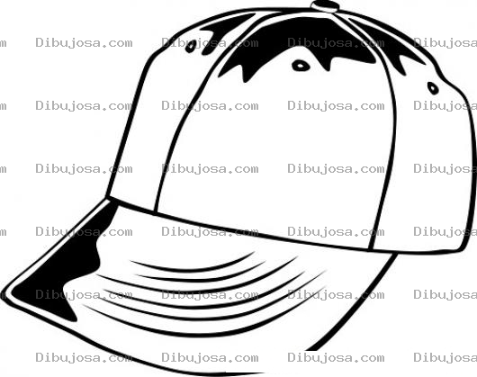Dibujo para colorear Dibujo De Gorra Para Pintar Y Colorear Cachuca