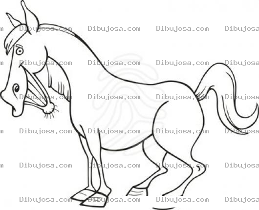 Dibujo para colorear Dentadura De Caballo Dibujo D Eun Caballo Con Dientes Brillantes Grandes Sanos Y Fuertes Para Pintar Y Colorear