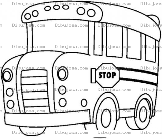 Dibujo para colorear Busescolar Dibujo De Bus Escolar Para Pintar Y Colorear