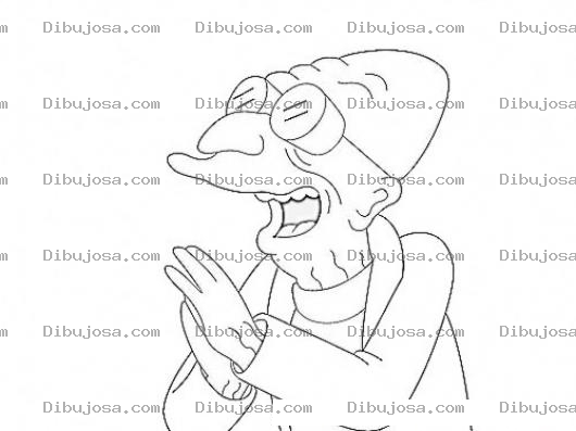 Dibujo para colorear Dibujo De Cientifico Orando A DIOS Para Pintar Y Colorear