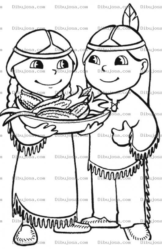 Dibujo para colorear Colorear inditos