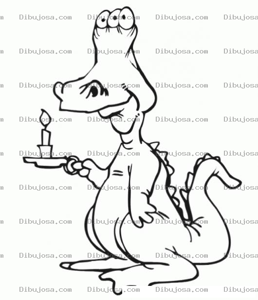 Dibujo para colorear Colorear Dragon De Tres Ojos