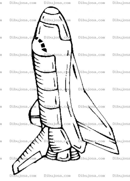 Dibujo para colorear Colorear Nave Espacial De La Nasa