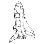 Dibujo para colorear Colorear Nave Espacial De La Nasa