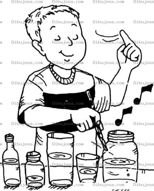 Dibujo para colorear Piano De Vidrio Para Pintar Y Colorear