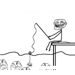 Dibujo para colorear Dibujo De Politico Pescando Votos Para Pintar Y Colorear