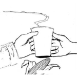 Dibujo para colorear Atoldeelote Dibujo De Un Vaso De Atol De Eleote De San Lucas Guatemala Para Pintar Y Colorear Atolito De Elote Chapin