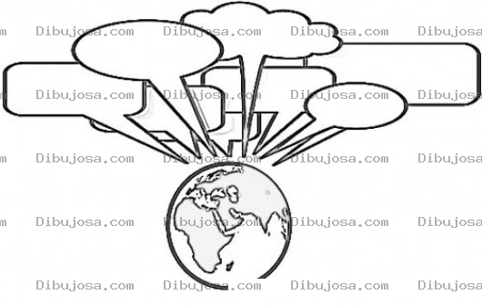 Dibujo para colorear Colorear Voces Del Mundo