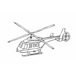 Dibujo para colorear Colorear Helicoptero