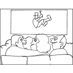 Dibujo para colorear Colorear Cine