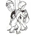 Dibujo para colorear Colorear Ladrones Dibujo De Dos Amigos Ladrones Robandose Entre Ellos Mismos Ladron Que Roba A Ladron Tiene 100 Anos De Perdon