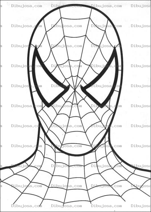 Dibujo para colorear Colorear mascara del hombre ara a