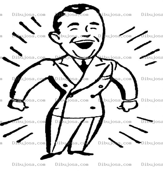 Dibujo para colorear Colorear Hombre Firme Reluciente Limpio Y Bien Planchado