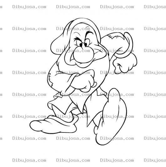 Dibujo para colorear Enano Justiciero Para Colorear
